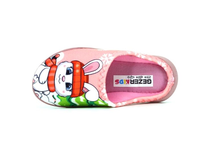 Gezer Patik 15379.00 Gondol Baskılı Kız Ev Terliği Pembe - Gezer (1)