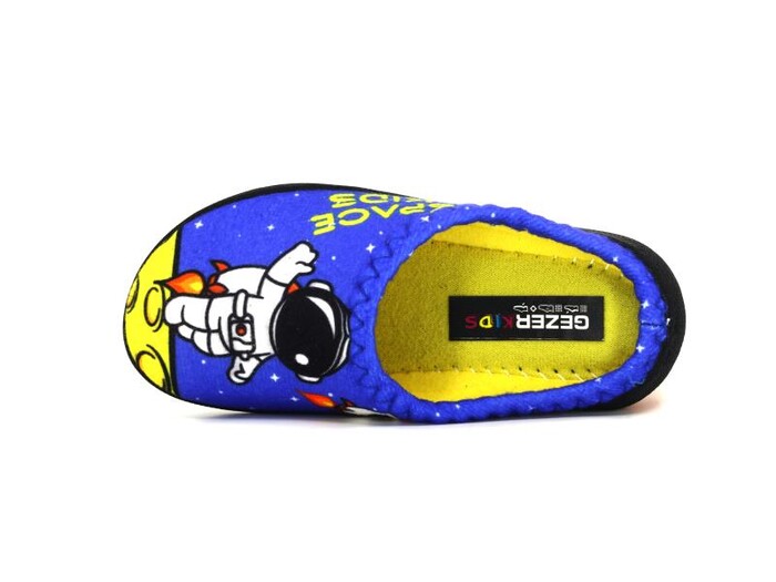 Gezer Patik 15382.00 Gondol Baskılı Kız Ev Terliği Saks Mavi - 2