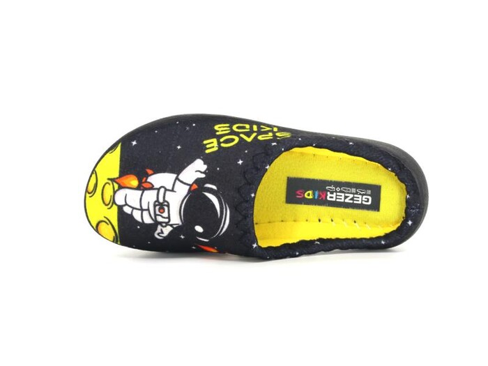 Gezer Patik 15382.00 Gondol Baskılı Kız Ev Terliği Siyah - Gezer (1)