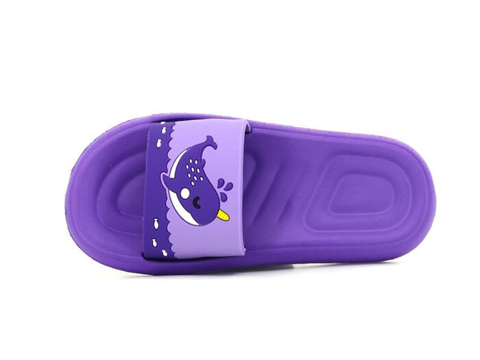 Gezer Patik 15538 Baskılı Kız Lux Eva Terlik Eflatun