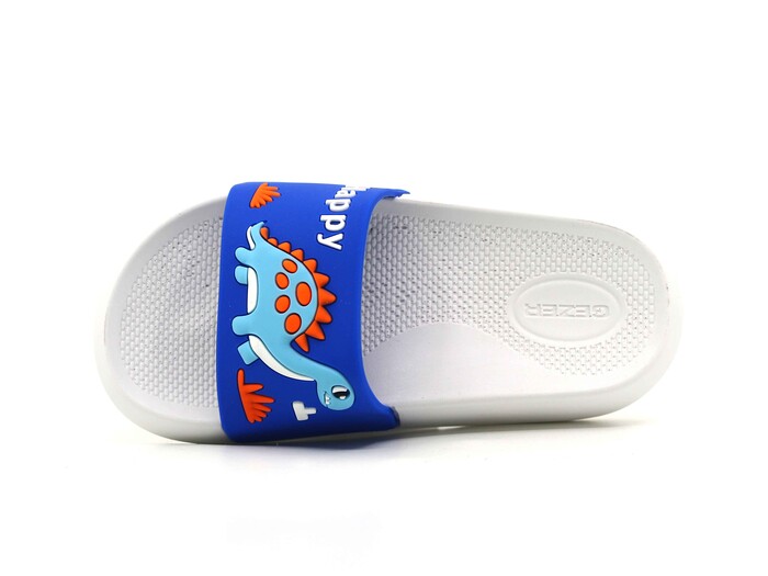 Gezer Patik 15564.00 Düz Yüz Figürlü Günlük Terlik Saks Mavi - Gezer (1)