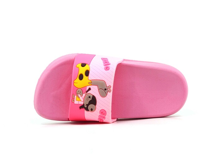 Gezer Patik 15565.00 Düz Yüz Figürlü Kız Günlük Terlik Pembe - Gezer (1)