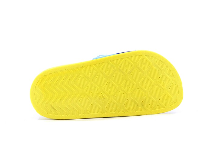 Gezer Patik 15630.00 Düz Yüz Figürlü Kız Günlük Terlik Buz Mavisi - Sarı - 3