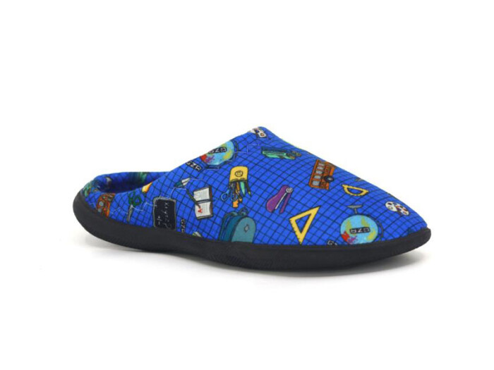 Gezer Patik 15889.00 Gondol Erkek Ev Terliği Saks Mavi - Gezer