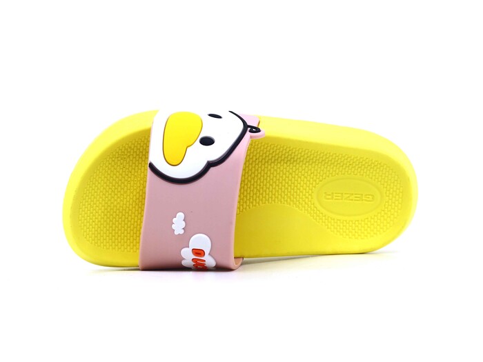 Gezer Patik 16248.00 Düz Yüz Figürlü Kız Günlük Terlik Pembe - Gezer (1)