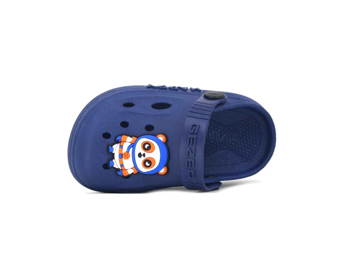Gezer Patik 16498 Figürlü Erkek Kaymaz Sandalet Lacivert - 2