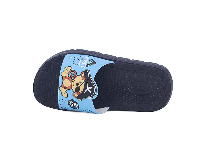 Gezer Patik 16800.00 Düz Yüz Figürlü Erkek Günlük Terlik Açık Mavi - Gezer (1)