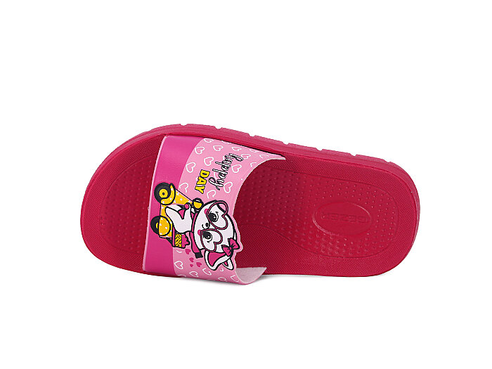 Gezer Patik 16815.00 Düz Yüz Figürlü Kız Günlük Terlik Pembe - 2