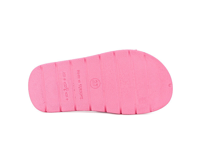 Gezer Patik 16817.00 Düz Yüz Figürlü Kız Günlük Terlik Fuşya - 3
