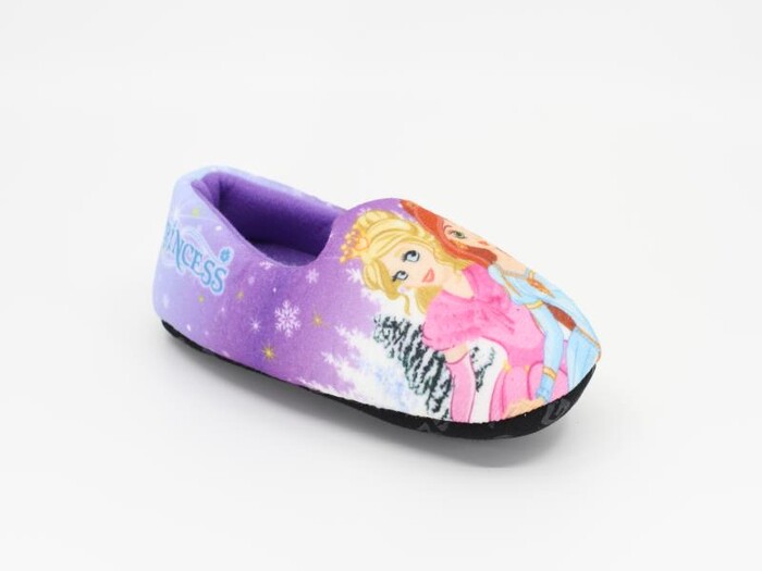 Gezer Patik 03128.00 Kız Princess Sessiz Taban Ev Ayakkabısı Mor - 1