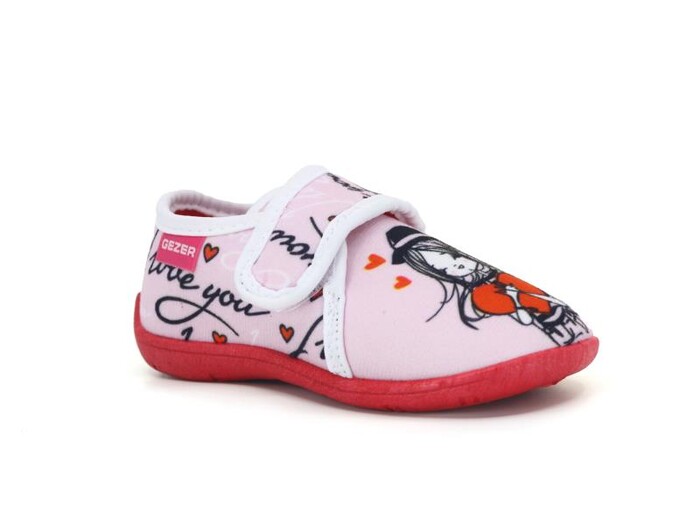 Gezer Patik 03372.00 PVC Kız Baskılı Panduf Pembe - Kırmızı - Gezer