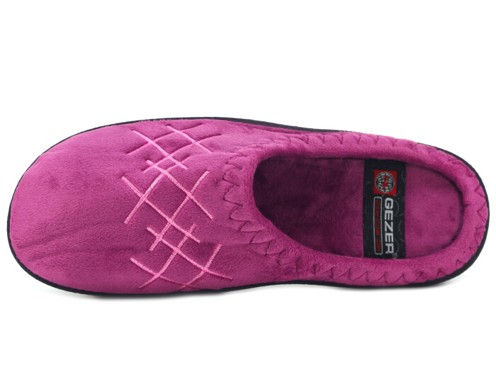 Gezer Zenne 02078.32 Nakışlı Gondol Ev Terliği Mor - Gezer (1)