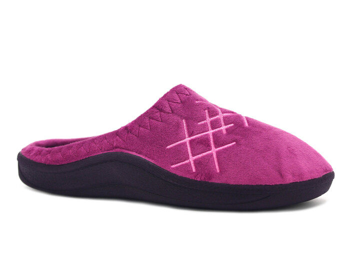 Gezer Zenne 02078.32 Nakışlı Gondol Ev Terliği Mor - Gezer