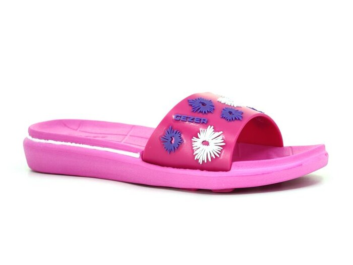 Gezer Zenne 10277.00 Koleksiyon Lux Eva Terlik Eflatun - Beyaz - Fuşya - Gezer