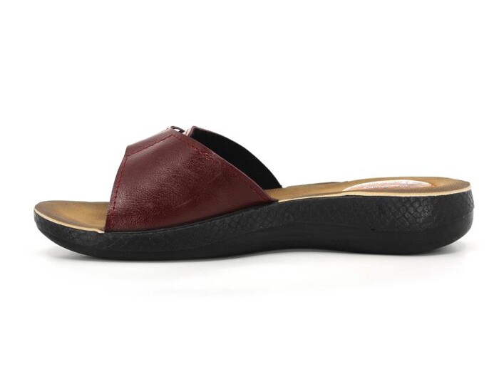 Gezer Zenne 10827.00 Cırtlı Jelli Günlük Terlik Bordo - 2