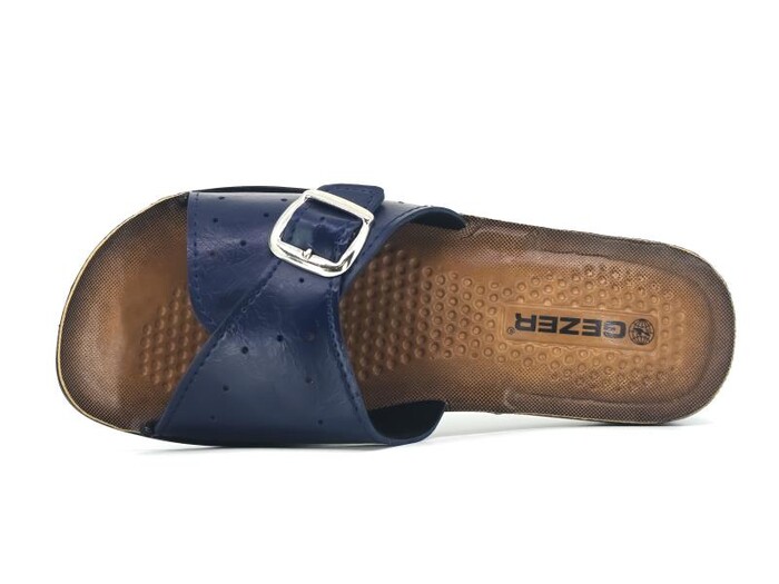 Gezer Zenne 10933.00 Tek Toka Delikli Comfort Günlük Terlik Lacivert - 2