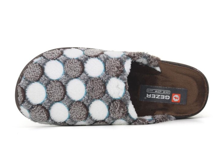 Gezer Zenne 11881.00 Havlulu Traşlı Ev Terliği Kahve - 2