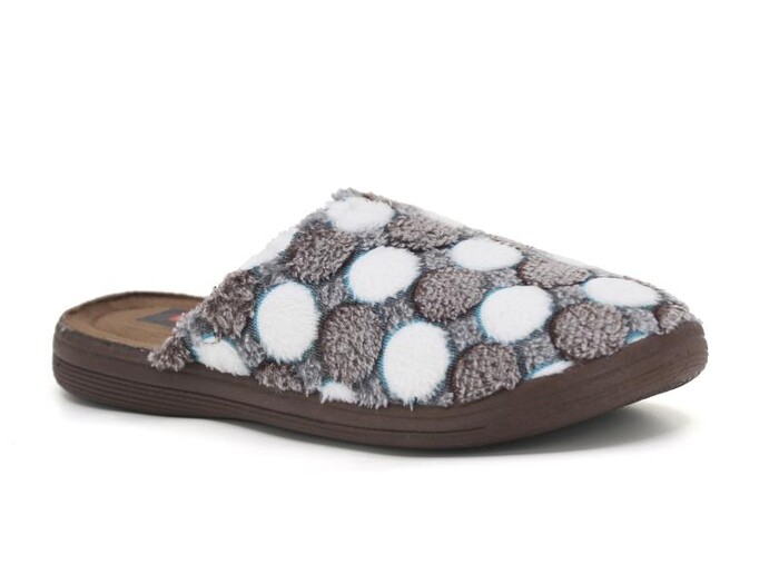 Gezer Zenne 11881.00 Havlulu Traşlı Ev Terliği Kahve - Gezer