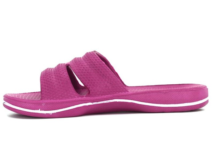 Gezer Zenne 12485.00 Açık Çizgili Eva Terlik Açık Vişne Çürüğü - Gezer (1)