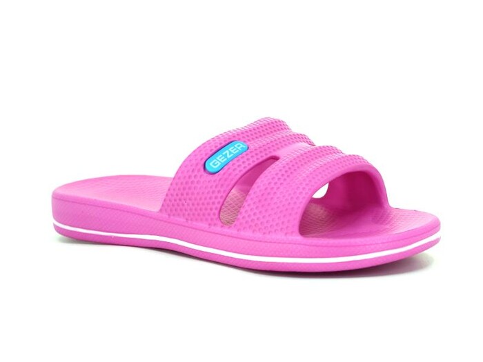 Gezer Zenne 12485.00 Açık Çizgili Eva Terlik Fuşya - Gezer