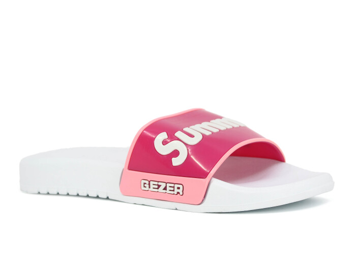 Gezer Zenne 12488.00 Koleksiyon Lux Eva Terlik Fuşya - Pembe - Beyaz - 1