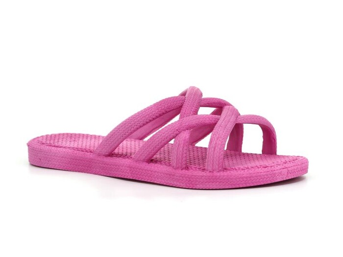 Gezer Zenne 12494.00 Air Blow Ahtapot Hasırlı Kaydırmaz Terlik Fuşya - Gezer