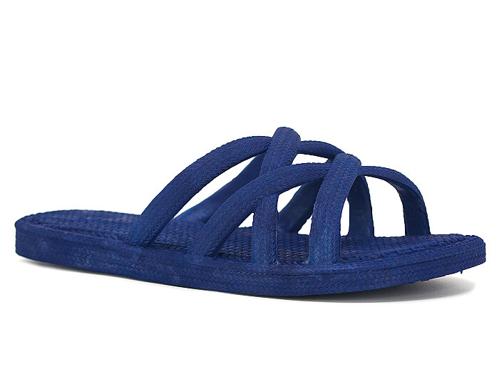 Gezer Zenne 12494.00 Air Blow Ahtapot Hasırlı Kaydırmaz Terlik Lacivert - 1