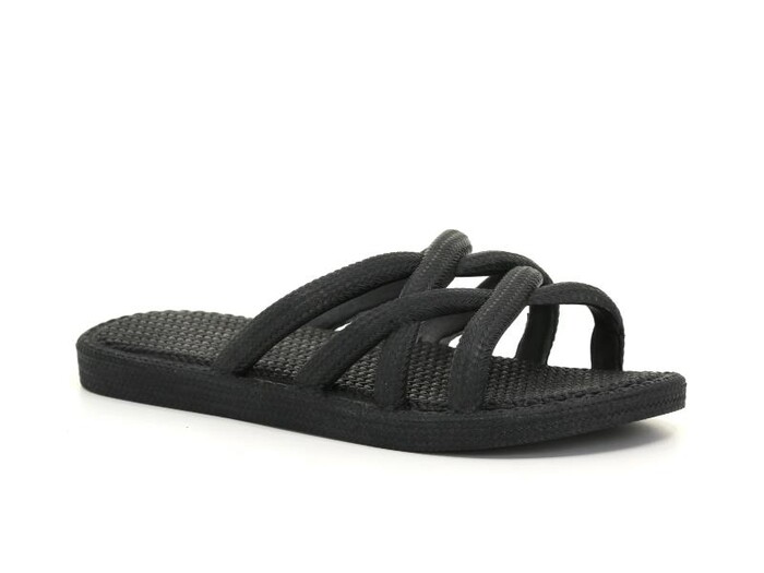 Gezer Zenne 12494.00 Air Blow Ahtapot Hasırlı Kaydırmaz Terlik Siyah - Gezer