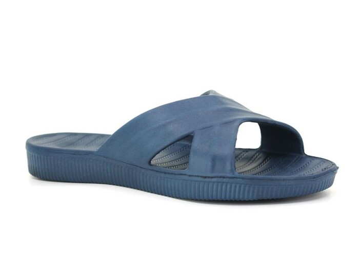 Gezer Zenne 12642.00 Çapraz Eva Terlik Lacivert - Gezer