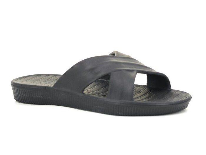 Gezer Zenne 12642.00 Çapraz Eva Terlik Siyah - Gezer