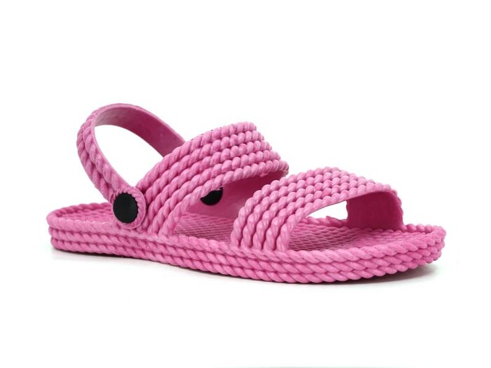 Gezer Zenne 13339.00 AirBlow Hasırlı Döngülü Kaydırmaz Terlik Fuşya - Gezer