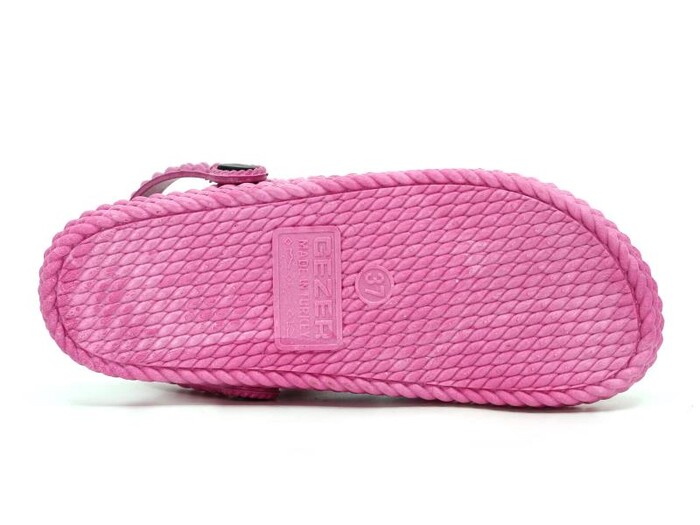 Gezer Zenne 13339.00 AirBlow Hasırlı Döngülü Kaydırmaz Terlik Fuşya - 3