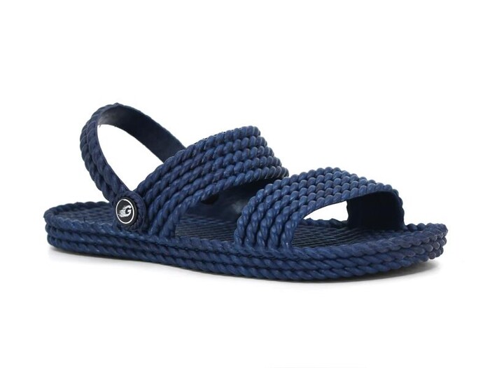 Gezer Zenne 13339.00 AirBlow Hasırlı Döngülü Kaydırmaz Terlik Lacivert - Gezer