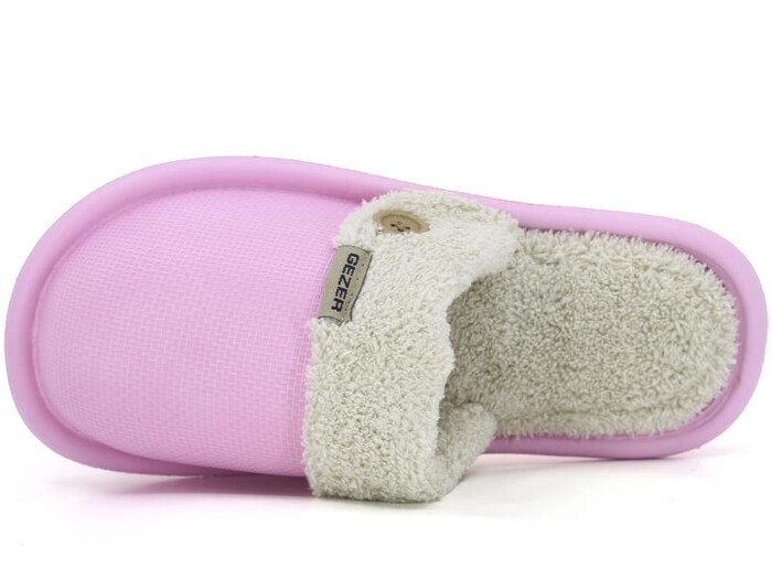 Gezer Zenne 13577.00 Garden Eva Traşlı Ev Terliği Pembe - Gezer (1)