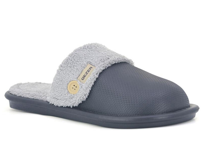 Gezer Zenne 13577.00 Garden Eva Traşlı Ev Terliği Siyah - Gezer