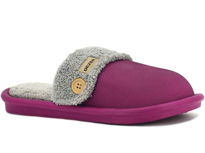 Gezer Zenne 13577.01 Garden Eva Traşlı Ev Terliği Vişne Çürüğü - Gezer