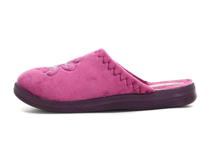 Gezer Zenne 13619.00 Nakışlı Traşlı Ev Terliği Mor - Gezer (1)