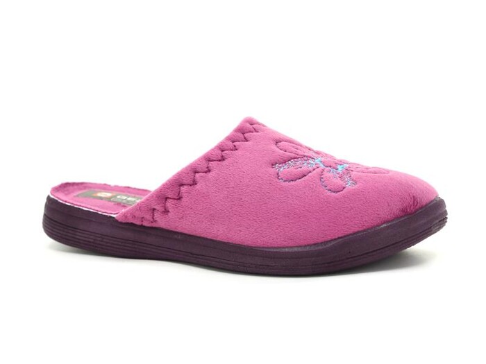 Gezer Zenne 13619.00 Nakışlı Traşlı Ev Terliği Mor - 4