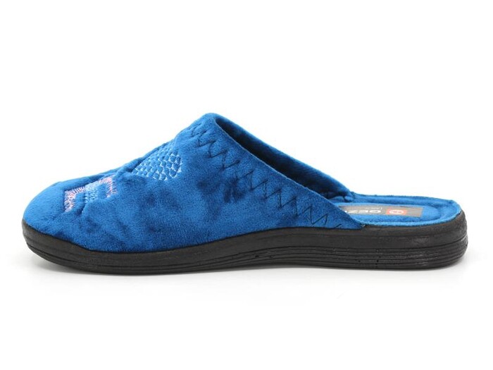 Gezer Zenne 13620.00 Nakışlı Traşlı Ev Terliği Petrol Mavisi - 2