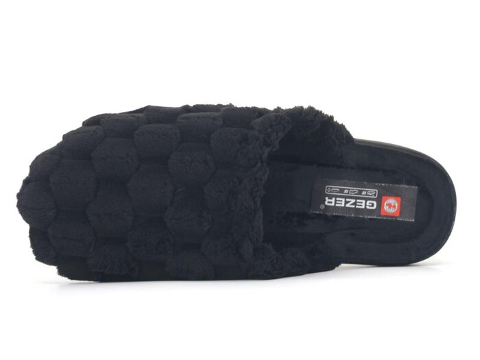 Gezer Zenne 16096.00 Havlulu Traşlı Ev Terliği Siyah - Gezer (1)