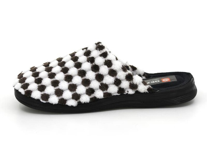 Gezer Zenne 13640.00 Havlulu Traşlı Kışlık Ev Terliği Siyah - Gezer (1)