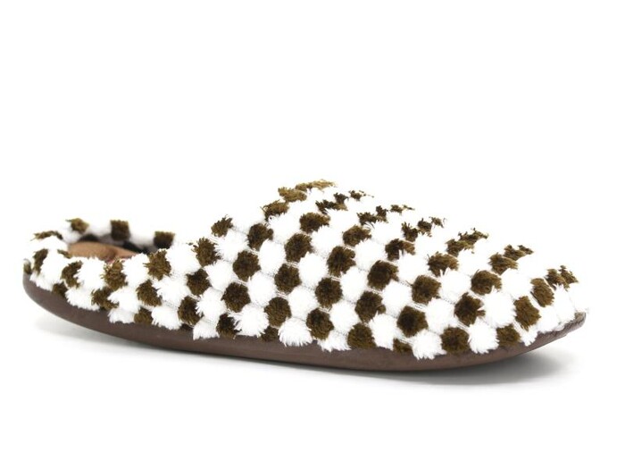 Gezer Zenne 13644.00 Havlulu Gondol Ev Terliği Kahve - Gezer