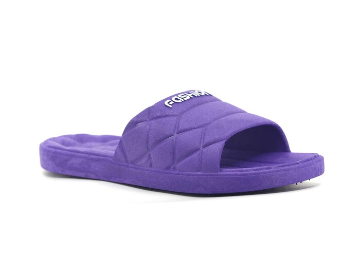 Gezer Zenne 14243 Air Blow Fashion Kaydırmaz Terlik Lila - Thumbnail