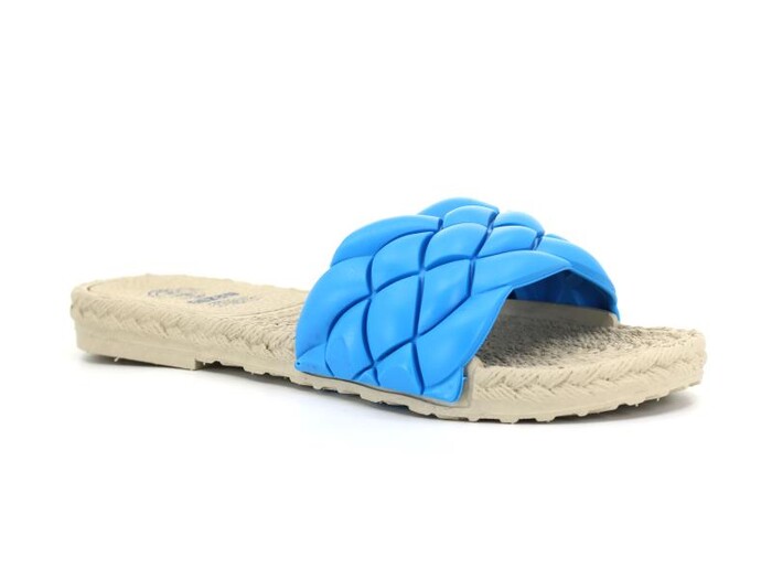 Gezer Zenne 14292.00 Air Blow Örgülü Kaydırmaz Terlik Turkuaz - Gezer