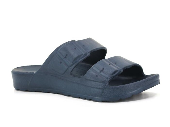 Gezer Zenne 14303.00 Çift Toka Eva Terlik Lacivert - Gezer