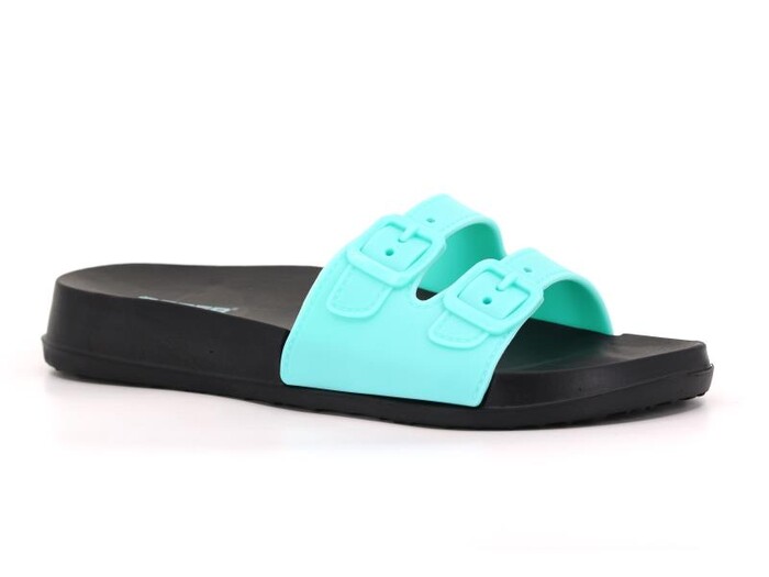 Gezer Zenne 14310.00 Çift Toka Lux Eva Terlik Mint Yeşili - Gezer