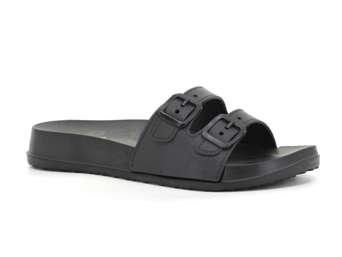 Gezer Zenne 14310.00 Çift Toka Lux Eva Terlik Siyah - Gezer