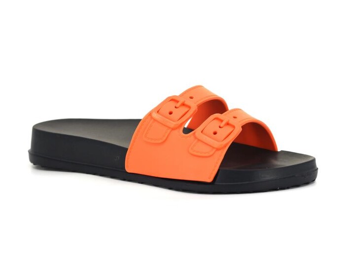 Gezer Zenne 14310.00 Çift Toka Lux Eva Terlik Turuncu 