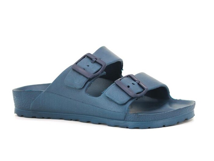 Gezer Zenne 14404.00 Çift Toka Eva Terlik Lacivert - Gezer