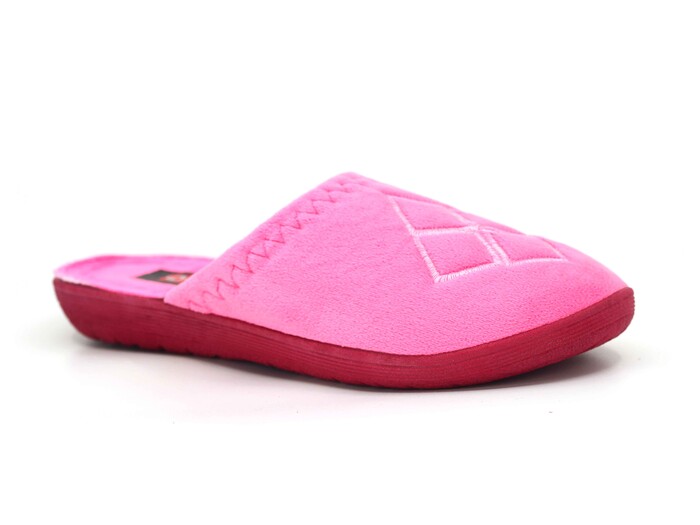 Gezer Zenne 14449.00 Nakışlı Traşlı Ev Terliği Fuşya - 1